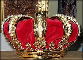 Corona encargada para un regalo a SS..AA.RR. Príncipes de Asturias.
