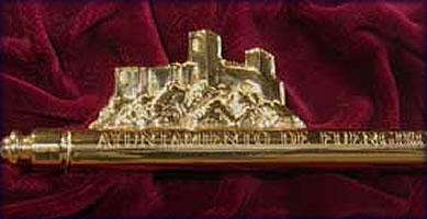 Detalle de llave de oro. Castillo de Fuengirola.
